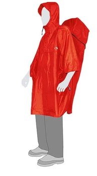 Плащ-накидка на рюкзак Tatonka Cape Man XS Cub Red