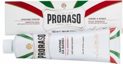 Крем для гоління з екстрактом зеленого чаю для чутливої шкіри Proraso Shaving soap in a tube Sensitive Skin 150ml