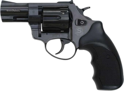 Револьвер под патрон Флобера 4 мм. Stalker 2,5" Black (стальной барабан)