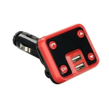 FM Модулятор KCB-641 Bluetooth black/red