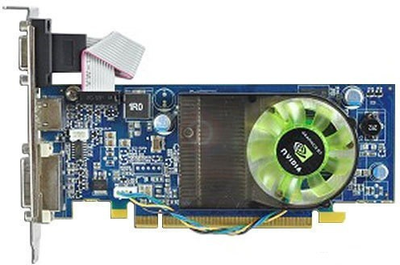 Видеокарта PC PARTNER PCI-Ex NVidia GeFORCE GT 120 1GB DDR2 ( 128 BIT ) ( DVI, VGA, HDMI ) Б/У