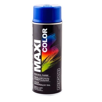 Краска аэрозоль Maxi Color эмаль 400мл Синяя 5002