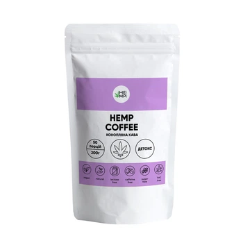 Конопляна кава Hempfactor ДЕТОКС 200 г