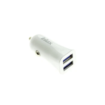 Зарядное устройство автомобильное Inkax CC-02 Apple Lightning в прикуриватель