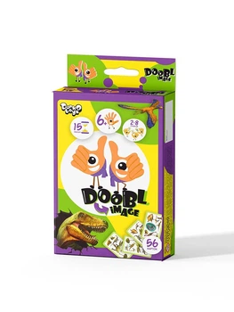 Гра настільна Danko Toys Doobl Image mini Динозаври (доббль, знайди пару) (Укр) (DBI-02-05U)