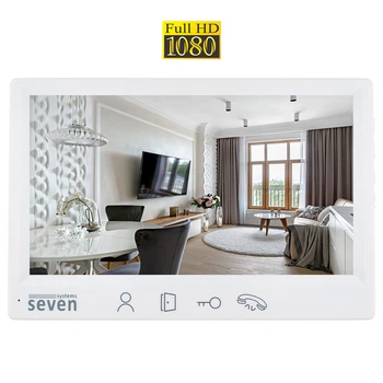 Видеодомофон 7 дюймов SEVEN DP–7571 FHD white