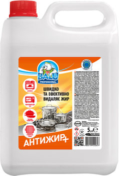 Професійний засіб для видалення жиру Balu Антижир Плюс 5 л (4820159422647)