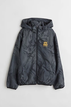 Куртка ветровка серая EPIC Vibes H&M 134-140см (40009423)