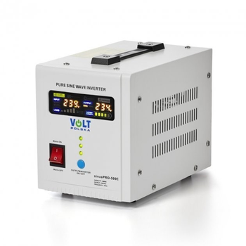 Источник бесперебойного питания Volt Polska (350/500Вт 12В/220В) Sinus PRO 500E (Белый)