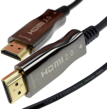 Кабель L&W ELECTRONICAL HDMI - HDMI 4K UHD 60 Hz оптический (AOC) 15 м (LW-HA-15)