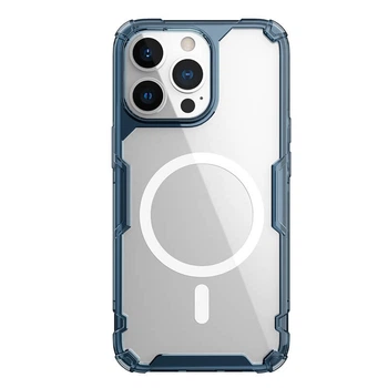 Чохол Nillkin Nature Pro Magnetic на Apple iPhone 13 Pro Max (6.7") Синій (прозорий)