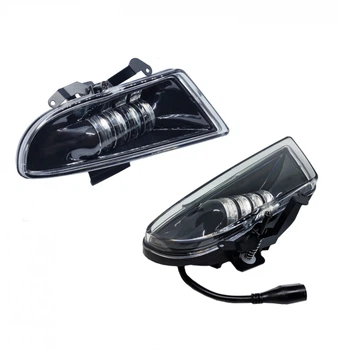Протитуманні фари Hyundai Accent 40W ПТФ Led туманки Хюндай Акцент штатні метал комплект Autoexpect (05650)