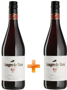 Вино Torres Sangre de Toro Low Alcohol Red червоне напівсолодке 0.75 л 5.5% х 2 шт (8410113009944G_1194815948158)
