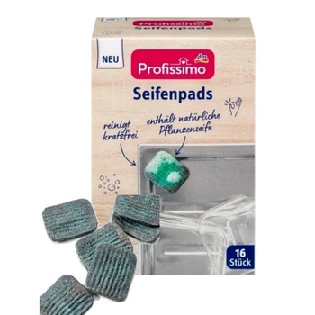 Кухонні мильні губки з нержавіючої сталі Profissimo Edelstahl-Pads уп/16шт