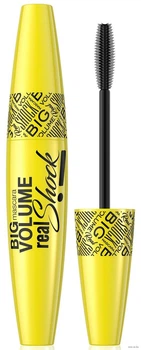 Туш для вій об'єм Eveline Cosmetics Big Volume Lash real Shock 10 мл