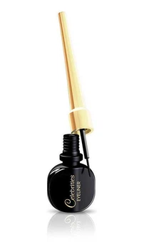 Подводка для глаз водостойкая Eveline Cosmetics «Celebrities Eyeliner» черная 3 мл