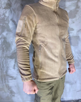 Армейская Кофта флисовая VOGEL карманы на рукавах Цвет койот M