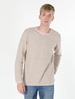 Джемпер чоловічий Colin's CL1056038BEI S Beige (8683197439376)
