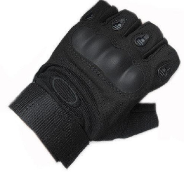 Перчатки тактические Oakley OY-001 беспалые, черные