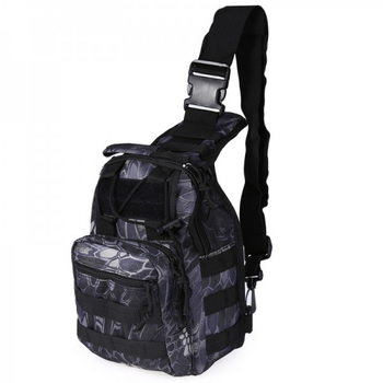Тактическая военная сумка рюкзак OXFORD 600D Black Python