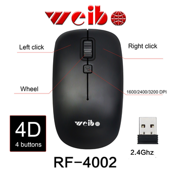 Беспроводная мышь Weibo RF-4002 Black