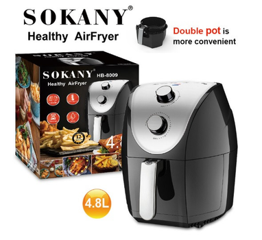 Мультипечь Sokany HB-8009 (Аэрофритюрница, Аэрогриль, Запекание)