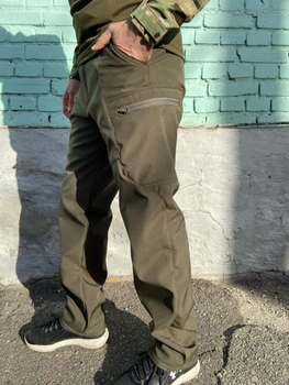 Військові брюки Tactic (тактичні штани) SoftShell Хакі зимові 48