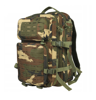 Рюкзак тактичний Dominator Warrior TAC Laser 36L Woodland Camouflage (DMR-WR36L-WDL)