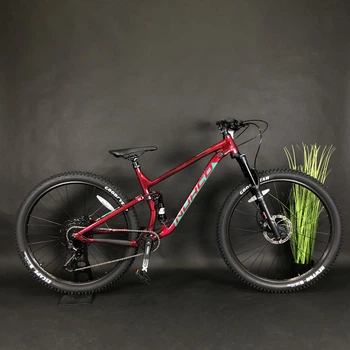 Велосипед Norco Fluid FS 3 двухподвесной 29", рама L, 2021, бордовый с зеленым