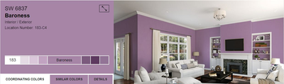 Тонована фарба DV Avalon Flat Enamel акрил-латексна глибокоматова colorpaint (SW 6837 Baroness)
