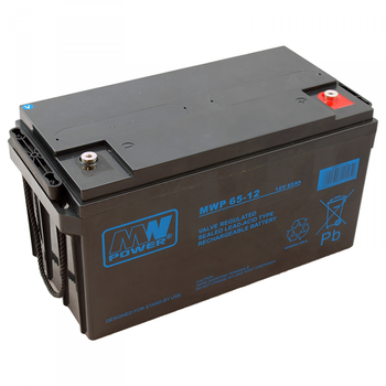 Аккумуляторная батарея для UPS ИБП AGM MW Power 65Ah 12V