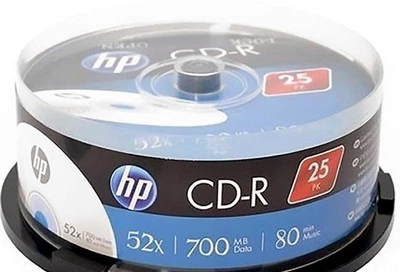 Диски CD-R HP 700 МБ 52×, шпиндель 25 шт(DL_EB06A0FF7DB3)