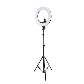 Набор постоянного света с кольцевой лампой 48 см 48W Prolighting PLF-480B Kit-1