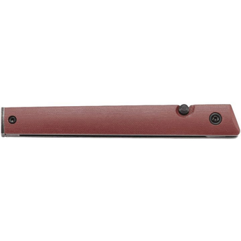 Нож складной карманный с фиксацией Liner Lock CRKT 7096BKD2 CEO шпеньок, burgundy 194 мм