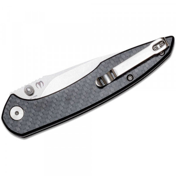 Нож складной карманный с фиксацией Liner Lock CJRB J1905-CF CF black 213 мм