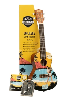 Укулеле KALA LEARN TO PLAY ELVIS BLUE HAWAII CONCERT UKULELE (231434)