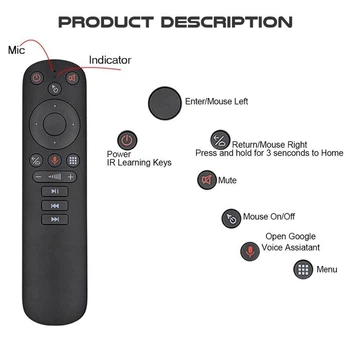 Пульт аэромышь Air mouse G50 (с микрофоном)