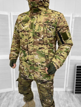 Тактическая теплая зимняя военная куртка бушлат, Камуфляж: Мультикам, Размер: XL
