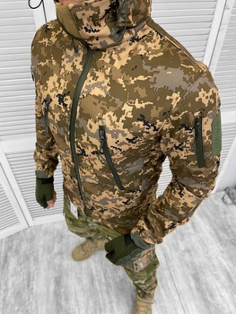 Тактична тепла зимова військова куртка, Камуфляж: Піксель, Розмір: XXL