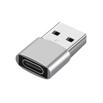Перехідник адаптер Type-C на USB 3.0/3.1 (type A - type C) Grey