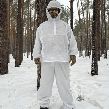 Маскировочный костюм зимний БШЦ Белый L
