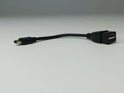 Адаптер OTG V3 USB - miniUSB переходник 0,1 метра для подключения USB накопителя