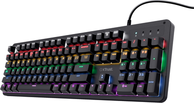 Клавиатура проводная Trust GXT 863 Mazz Mechanical Keyboard Black (TR24200)