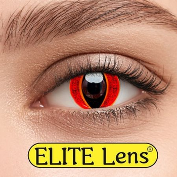Контактні лінзи Elite Lens Кольорові Кет Ред +5.25 2 шт. 8.6