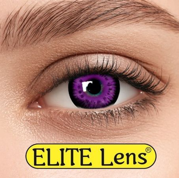Контактні лінзи Elite Lens Кольорові "Фіолетові лялькові" - -13,0 -13.0 2 шт. 8.6