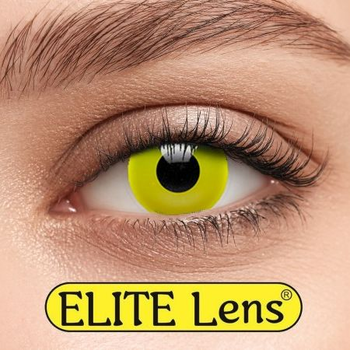 Контактні лінзи Elite Lens Кольорові "Елоу" - +2,5+2.5 2 шт. 8.6