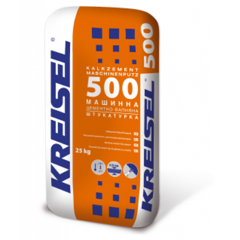 Штукатурка цементно-известковая машинная KREISEL KALKZEMENT-MASCHINENPUTZ 500 25кг