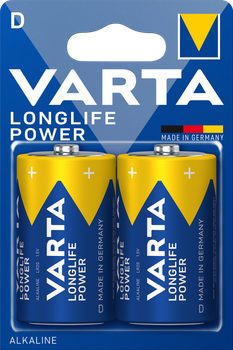 Батарейки VARTA LONGLIFE POWER D/LR20 2 шт. (10)