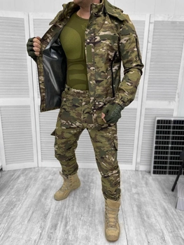 Тактическая теплая зимняя военная форма комплект костюм Omhi-Heat ( Куртка + Штаны ), Камуфляж: Мультикам, Размер: XL
