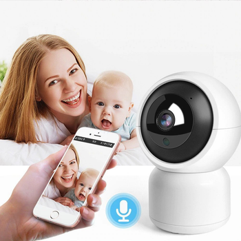 Цифровая поворотная Wi-Fi видеоняня ip камера 2mp FullHD